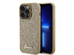 Guess Guhcp15Lpmsdgsd Iphone 15 Pro 6.1 ZłOty/Oro Custodia Rigida Disco Metal Script