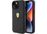 Ferrari Fehcp15Srduk Custodia Rigida Per Iphone 15 / 14 / 13 6.1 Czarny/Nero Con Logo In Metallo Trapuntato