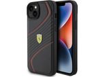 Ferrari Fehcp15Mptwk Custodia Rigida Iphone 15 Plus / 14 Plus 6.7 Czarny/Nero Logo Twist Metal