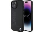 Bmw Bmhmp15Msllbk Iphone 15 Plus / 14 Plus 6.7 Czarny/Nero Magsafe Pelle Timbro A Caldo