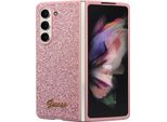 Guess Guhczfd5Hggshp F946 Z Fold5 RóżOwy/Pink Hardcase Glitter Script