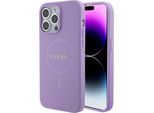 Guess Guhmp15Xpsahmcu Custodia Rigida Saffiano Magsafe Per Iphone 15 Pro Max 6.7 Fioletowy/Purple