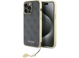 Guess Guhcp15Xgf4Ggr Iphone 15 Pro Max 6,7 Szary/Grey Hardcase 4G Charms Collection