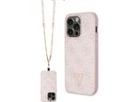 Guess Guhcp15Lp4Tdscpp Iphone 15 Pro 6.1 RóżOwy/Pink Hardcase Crossbody 4G Metal Logo
