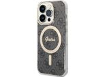Guess Guhmp15Lh4Stk Custodia Rigida Per Iphone 15 Pro 6.1 Czarny/Nero Iml 4G Magsafe