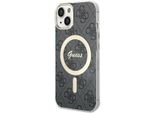 Guess Guhmp15Mh4Stk Custodia Rigida 4G Magsafe Per Iphone 15 Plus/ 14 Plus 6.7 Czarny/Nero