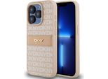 Dkny Dkhcp15Lprthslp Custodia Rigida Per Iphone 15 Pro6.1 RóżOwy/Rosa In Pelle Mono Stripe E Logo In Metallo