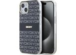 Dkny Dkhmp15Shrhsek Custodia Rigida Iphone 15 / 14 / 136.1 Czarny/Nero Iml Mono & Stripe Magsafe
