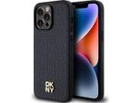 Dkny Dkhmp13Xpshrpsk Iphone 13 Pro Max6.7 Czarny/Nero Custodia Rigida In Pelle Logo In Metallo Magsafe