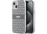 Dkny Dkhmp15Shrhsee Custodia Rigida Per Iphone 15 / 14 / 136.1 BeżOwy/Beige Iml Mono & Stripe Magsafe