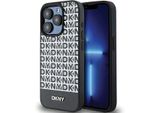 Dkny Dkhmp15Xpsospk Iphone 15 Pro Max6.7 Czarny/Nero Custodia Rigida In Pelle Stampata Logo In Metallo Magsafe