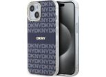 Dkny Dkhmp15Shrhseb Custodia Rigida Iphone 15 / 14 / 136.1 Niebieski/Blu Iml Mono & Stripe Magsafe