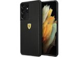 Ferrari Fespehcs21Lbk S21 Ultra G996Czarny/Black Hardcase On Track Perforated