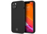 Mercedes Mehcp13Ssilbk Iphone 13 Mini 5.4 Nero/Nero Linea Custodia Rigida In Silicone