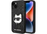 Karl Lagerfeld Klhcp14Mg2Cpk Custodia Rigida Per Iphone 14 Plus / 15 Plus 6,7 Czarny/Nero Glitter Choupette Patch