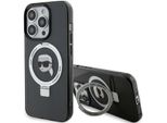 Karl Lagerfeld Klhmp15Xhmrskhk Custodia Rigida Per Iphone 15 Pro Max 6.7 Czarny/Nero Anello Stand Karl Head Magsafe
