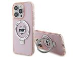 Karl Lagerfeld Klhmp15Xhmrschp Iphone 15 Pro Max 6,7 RóżOwy/Rosa Custodia Rigida Anello Stand Choupette Testa Magsafe
