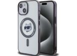 Karl Lagerfeld Klhmp15Shchnotk Custodia Rigida Trasparente Per Iphone 15 / 14 / 13 6.1 Iml Testa Di Choupette Magsafe