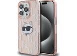 Karl Lagerfeld Klhcp14Lhklpchp Iphone 14 Pro 6.1 RóżOwy/Pink Hardcase Iml Choupette Head & Monogram