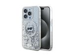 Karl Lagerfeld Klhmp13Xlgchsgh Custodia Rigida Per Iphone 13 Pro Max 6.7 Trasparente Liquido Glitter Choupette Testa Magsafe