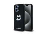 Karl Lagerfeld Klhmp15Xschpplk Iphone 15 Pro Max 6,7 Czarny/Nero Custodia Rigida In Silicone Choupette Head Magsafe