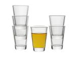 Leonardo Gläserset , Klar , Glas , 6-teilig , 60 ml , 15.3x7.4x10.4 cm , Essen & Trinken, Gläser, Gläser-Sets