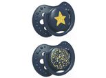 Lovi Succhietto In Silicone Dinamico Stardust Blue 0-3 M 2 Pz. 22/892_Blue