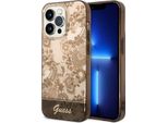 Guess Guhcp14Lhgplhc Custodia Rigida Per Iphone 14 Pro 6.1 Ocra Collezione Porcellana