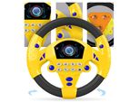 Volante Elettrico Di Simulazione Con Luci E Suoni - Giocattolo Educativo Per Lo Sviluppo Della Prima Infanzia, Perfetto Regalo Di Compleanno Per Bambini