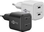 Goobay 2-Ports Usb Gan Oplader 35W Pd Hvid