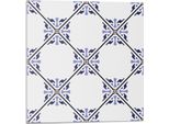 Motivo Floreale - Autoadesivo - Rivestimenti Murali - Pannello Murale - Decorazione Murale - Pannelli Murali Decorativi - Pannelli Murali 3D - Design Murale Autoadesivo - 4 Pezzi 50 X 50 Cm