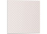 Motivo Con Cerchi In Una Griglia - Autoadesivo - Rivestimenti Murali - Pannelli Murali - Decorazioni Murali - Pannelli Murali Decorativi - Pannelli Murali 3D - Design Murale Autoadesivo - 4 Pezzi 50 X 50 Cm