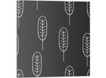 Motivo Senza Cuciture Con Foglie Sullo Sfondo - Autoadesivo - Rivestimenti Murali - Decorazioni Murali - Pannelli Murali Decorativi - Pannelli Murali 3D - Design Murale Autoadesivo - 4 Pezzi 50 X 50 Cm