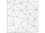 Motivo Astratto A Triangoli - Autoadesivo - Rivestimenti Murali - Decorazioni Murali - Pannelli Murali Decorativi - Pannelli Murali 3D - Design Murale Autoadesivo - 4 Pezzi 50 X 50 Cm