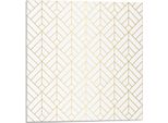 Motivo A Foglie In 3D - Autoadesivo - Rivestimenti Murali - Decorazioni Murali - Pannelli Murali Decorativi - Pannelli Murali 3D - Design Murale Autoadesivo - 4 Pezzi 50 X 50 Cm