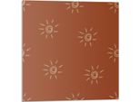 Sfondo Solare - Piastrelle Autoadesive - Piastrelle In Pvc - Piastrelle In Vinile - Piastrelle Autoadesive 3D - Piastrelle Adesive - Piastrelle Per Cucina E Bagno - 4 Pezzi 50 X 50 Cm