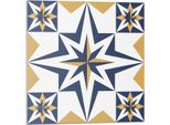 Stelle Geometriche A Quadretti - Piastrelle Autoadesive - Piastrelle In Pvc - Piastrelle In Vinile - Piastrelle Autoadesive 3D - Piastrelle Adesive - Piastrelle Per Cucina E Bagno - 20 Pezzi 20 X 20 Cm