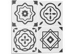 Disegni Geometrici A Quadretti - Piastrelle Autoadesive - Piastrelle In Pvc - Piastrelle In Vinile - Piastrelle Autoadesive 3D - Piastrelle Adesive - Piastrelle Per Cucina E Bagno - 20 Pezzi 20 X 20 Cm