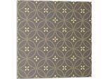 Motivo Con Fiori Delicati - Piastrelle Murali 3D Autoadesive - Pannelli In Pvc E Vinile - Piastrelle Per Cucina E Bagno - Decalcomanie Murali Decorative - 4 Pezzi 50 X 50 Cm