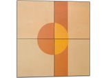 Motivo Geometrico Astratto - Autoadesivo - Rivestimenti Murali - Decorazioni Murali - Pannelli Murali Decorativi - Pannelli Murali 3D - Design Murale Autoadesivo - 4 Pezzi 50 X 50 Cm