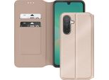 Avizar, Custodia Flip Per Samsung Galaxy A26 Con Portacarte E Supporto Video, Oro