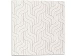 Onde Geometriche - Autoadesivo - Rivestimenti Murali - Pannelli Murali - Decorazione Murale - Pannelli Murali Decorativi - Pannelli Murali 3D - Design Murale Autoadesivo - 4 Pezzi 50 X 50 Cm