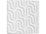 Onde A Strati 3D - Piastrelle Autoadesive - Piastrelle Da Parete - Pannelli Da Parete - Piastrelle Autoadesive Per Il Bagno - Piastrelle Autoadesive Per La Cucina - Carte Da Parati Autoadesive - Decorazioni Da Parete - 4 Unità 50 X 50 Cm