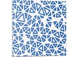 Motivo Astratto A Triangoli - Autoadesivo - Rivestimenti Murali - Decorazioni Murali - Pannelli Murali Decorativi - Pannelli Murali 3D - Design Murale Autoadesivo - 4 Pezzi 50 X 50 Cm