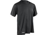 Spiro S253M | Maglietta Sportiva Quick Dry + Quick Dry - Colore: Nero - Taglia: Xl