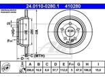 Ate Disco Freno Articolo: 24.0110-0280.1
