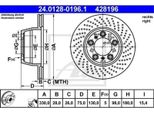 Ate Disco Freno Articolo: 24.0128-0196.1