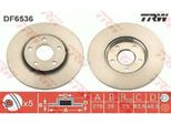 2X Disco Freno Trw DF6536 Per Volvo V40 Hatchback (525 526) 48 5Mm 278Mm