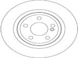 2X Disco Freno Trw DF6634 Adatto A MERCEDES-BENZ Classe A (W176) Gla (X156)