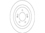 2X Disco Freno Trw DF6367 Per Hyundai I40 Cw (Vf) I40 (Vf) 24 9Mm 284Mm